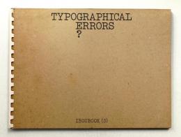 Typographical Errors?