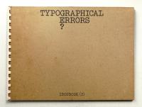 Typographical Errors?