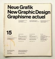 Neue Grafik 15号 (1963年3月) Internationale Zeitschrift für Grafik und verwandte Gebiete