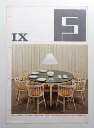 MØBLER TEGNET AF, MÖBEL GEZEICHNET VON, FURNITURE DESIGNED BY BØRGE MOGENSEN Ⅸ