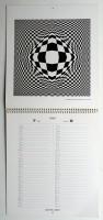 VASARELY ヴァザレリの版画作品 Calendar 1981