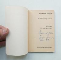 Konkrete Poesie: deutschsprachige Autoren : Anthologie