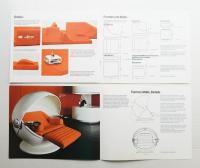 ローゼンタール社 家具カタログ 5冊一括 (1970年代)
