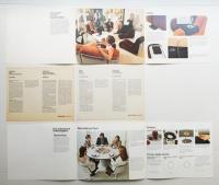 ローゼンタール社 家具カタログ 5冊一括 (1970年代)