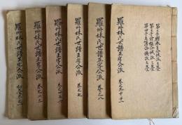 羅州林氏世譜正字公派十一巻