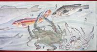 彩色魚類図（02の024）