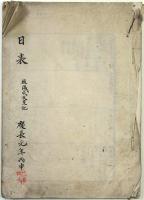 後陽成天皇紀慶長元年日表（02の121）