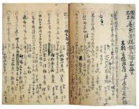 十返舎一九自筆善悪赤穂姓名録（7の145）