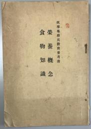 炊事専務兵教育参考書　栄養概念　食物知識