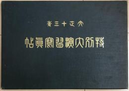 大正十三年　特別大演習写真帖