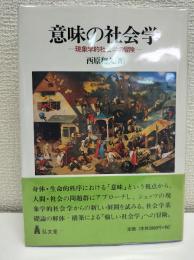 意味の社会学 : 現象学的社会学の冒険