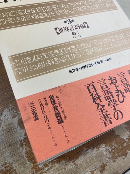 言語学大辞典　第6巻　術語編 言語学大辞典 第6巻 術語編 | 三省堂