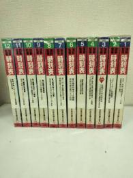 国鉄監修　時刻表　1985　全12冊