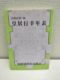 皇居行幸年表