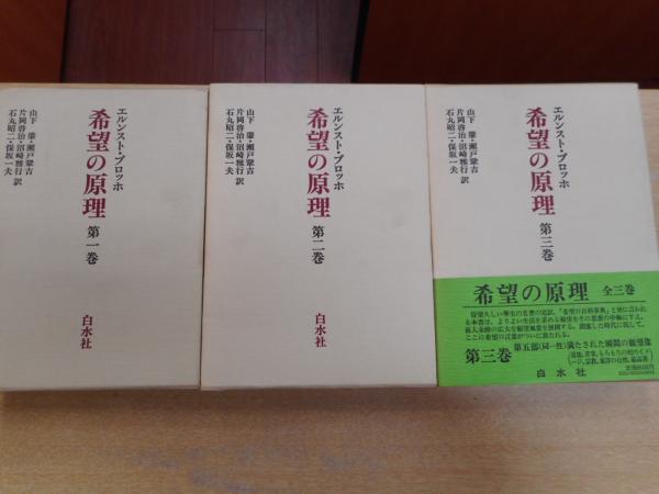 希望の原理 全3巻揃い エルンスト・ブロッホ 白水社 1982年 X-26