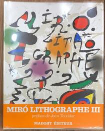 JOAN　MIRO　Lithograpfe 3 1964-1969　　（洋書）