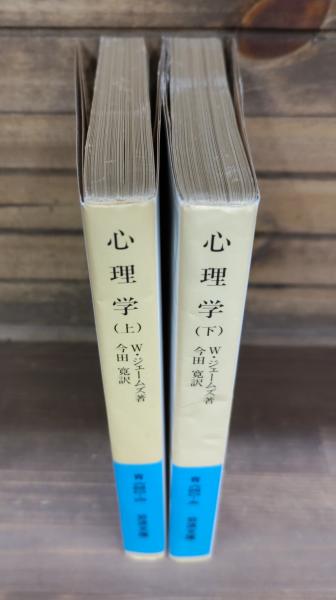 心理学 上 下 2冊セット（心理学 上下2冊揃い （岩波文庫 青640