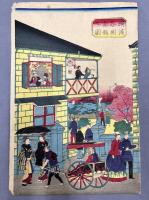 横浜各国商館之図　3枚続