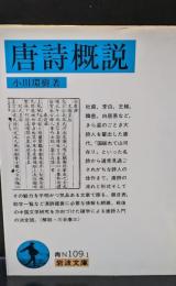 唐詩概説（岩波文庫青N109-1）