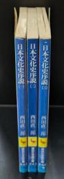 日本文化史序説　全3冊揃い（講談社学術文庫242-244）