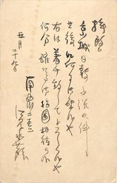 江見水蔭葉書