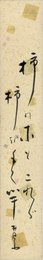 荻原井泉水短冊