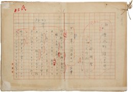 舟橋聖一浄書稿