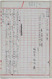 村上浪六草稿