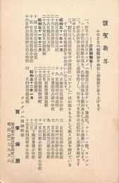 賀来琢磨葉書（印刷/年賀）