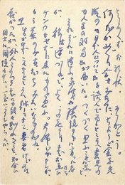 中西悟堂葉書