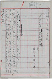 村上浪六草稿