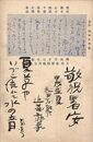 近藤菊秀〔龍象〕葉書（毛筆/暑中）