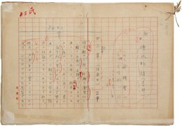 舟橋聖一浄書稿