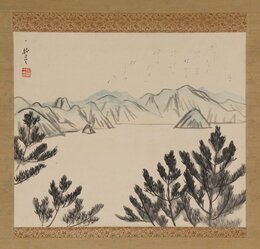 与謝野晶子画賛幅