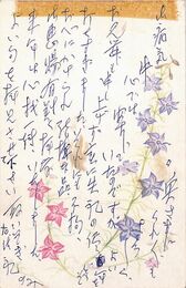 川上三太郎葉書（ペン/見舞）