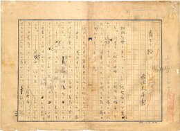 佐々木茂索草稿