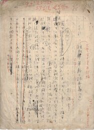 杉浦翠子草稿