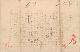 田山花袋草稿