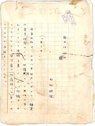 村松梢風草稿