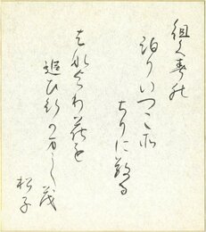 谷崎松子色紙