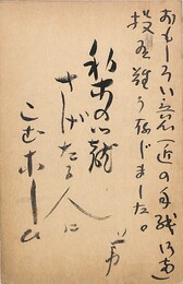 伊藤葦天葉書（ペン・毛筆/礼状）
