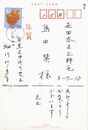 細川沙多子葉書（ペン/年賀）