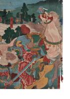 通俗三国志之内 黄忠魏延献長沙 From Popular Romance of the Three Kingdoms: Huang Zhong and Wei Yan Present Changsha