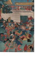 通俗三国志之内 黄忠魏延献長沙 From Popular Romance of the Three Kingdoms: Huang Zhong and Wei Yan Present Changsha