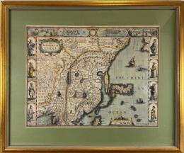 The Kingdome of China. Newly augmented by I. S. in 1626　中国地図