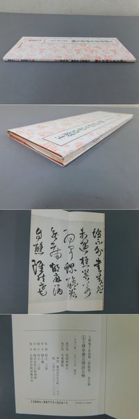 4冊セット　王鐸名品 壱・弐・参　草書五言古詩集 4冊セット 王鐸名品 壱・弐・参 草書五言古詩集