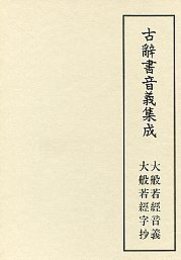 古辞書音義集成 (3)大般若經音義中巻・大般若經字抄 