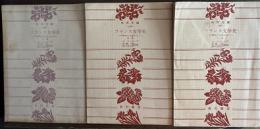 フランス文学史―1789年から現代まで―　上・中・下