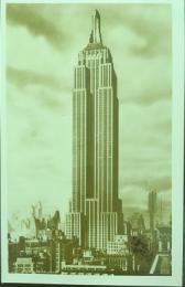 絵葉書　EMPIRE STATE BUILDING New York City. ……（1）