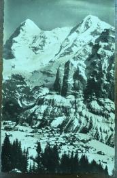 絵葉書　Mürren. Eiger-Mönch